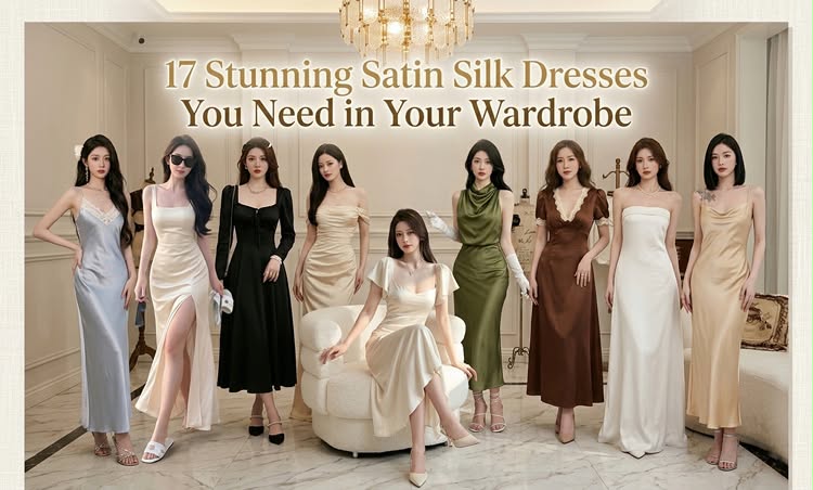 Stunning Satin Silk Dresses You Need in Your Wardrobe